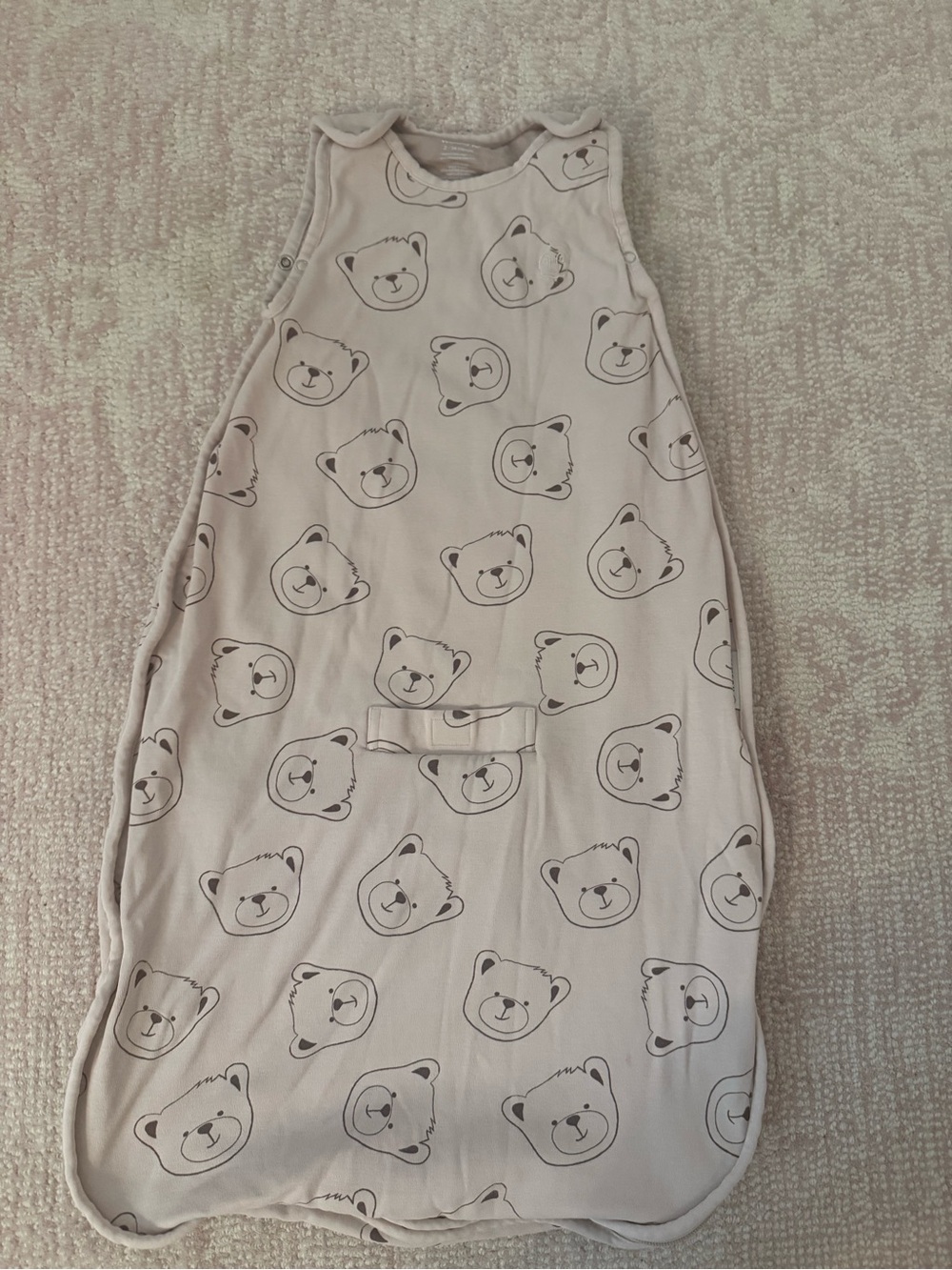 Woolino Baby Bear Print Sleep Sack - Size 2-24 months